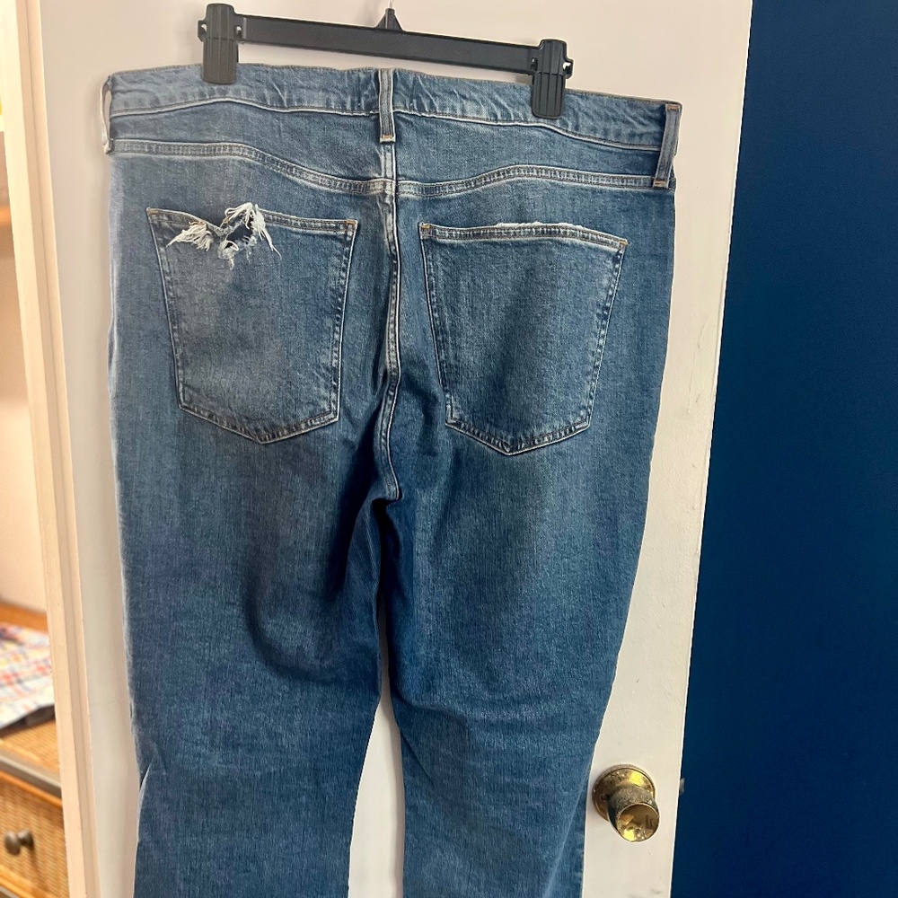 AGOLDE Kye Mid-Rise Ankle Straight Leg Jeans - size 33